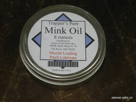 Mazání pro černý prach Mink Oil USA